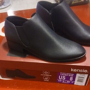 Kenzie Black Ankle Boots